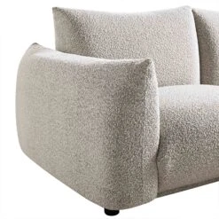 Gianni Three Seater Sofa, Mist Grey Boucle 26 Gianni Three Seater Sofa, Mist Grey Boucle -Daals Store BOSF 9678 GREY BOU 3ST detail1
