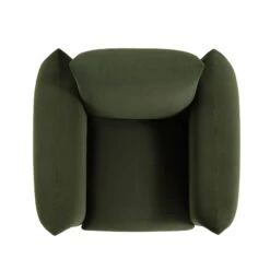 Gianni Armchair, Moss Green Velvet -Daals Store BOSF 9678 MOSS VEL 1ST WB3