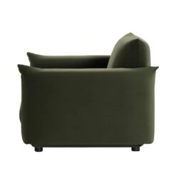 Gianni Armchair, Moss Green Velvet -Daals Store BOSF 9678 MOSS VEL 1ST WB6