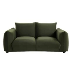 Gianni Two Seater Sofa, Moss Green Velvet 21 Gianni Two Seater Sofa, Moss Green Velvet -Daals Store BOSF 9678 MOSS VEL 2ST WB1