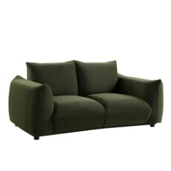 Gianni Two Seater Sofa, Moss Green Velvet 22 Gianni Two Seater Sofa, Moss Green Velvet -Daals Store BOSF 9678 MOSS VEL 2ST WB2