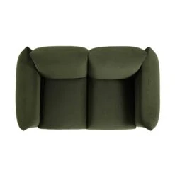 Gianni Two Seater Sofa, Moss Green Velvet 25 Gianni Two Seater Sofa, Moss Green Velvet -Daals Store BOSF 9678 MOSS VEL 2ST WB4