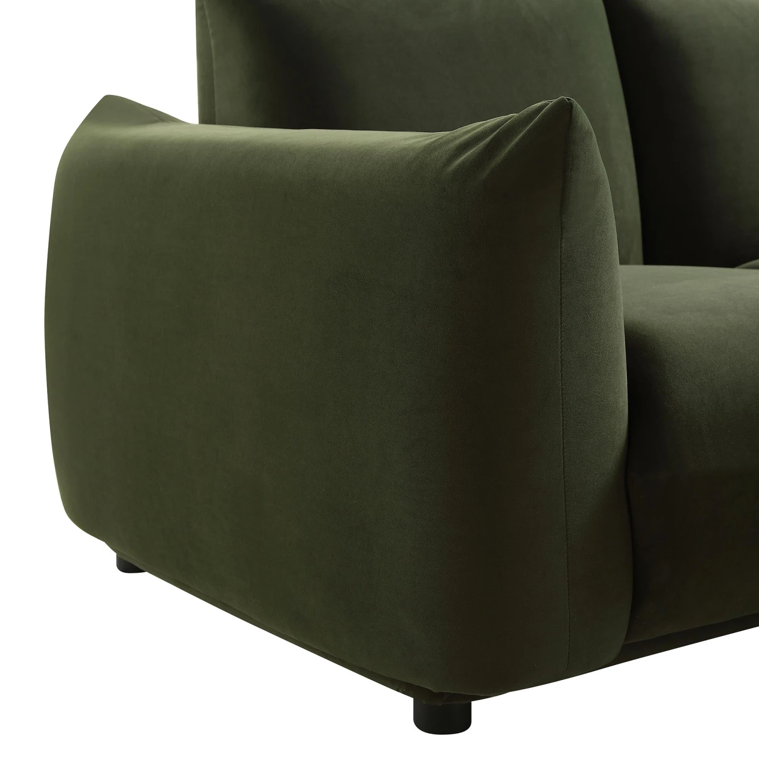 Gianni Two Seater Sofa, Moss Green Velvet 12 Gianni Two Seater Sofa, Moss Green Velvet - Image 12