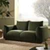 Gianni Two Seater Sofa, Moss Green Velvet 33 Gianni Two Seater Sofa, Moss Green Velvet -Daals Store BOSF 9678 MOSS VEL 2ST main