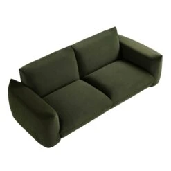 Gianni Three Seater Sofa, Moss Green Velvet -Daals Store BOSF 9678 MOSS VEL 3ST WB3
