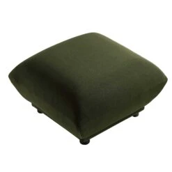 Gianni Pouffe, Moss Green Velvet -Daals Store BOSF 9678 MOSS VEL STOOL WB3