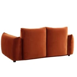 Gianni Two Seater Sofa, Rust Velvet 22 Gianni Two Seater Sofa, Rust Velvet -Daals Store BOSF 9678 RUST VEL 2ST WB6