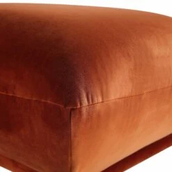 Gianni Pouffe, Rust Velvet 19 Gianni Pouffe, Rust Velvet -Daals Store BOSF 9678 RUST VEL STOOL detail1