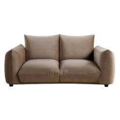 Gianni Two Seater Sofa, Mink Velvet 14 Gianni Two Seater Sofa, Mink Velvet -Daals Store BOSF 9678 TAUPE VEL 2ST WB1