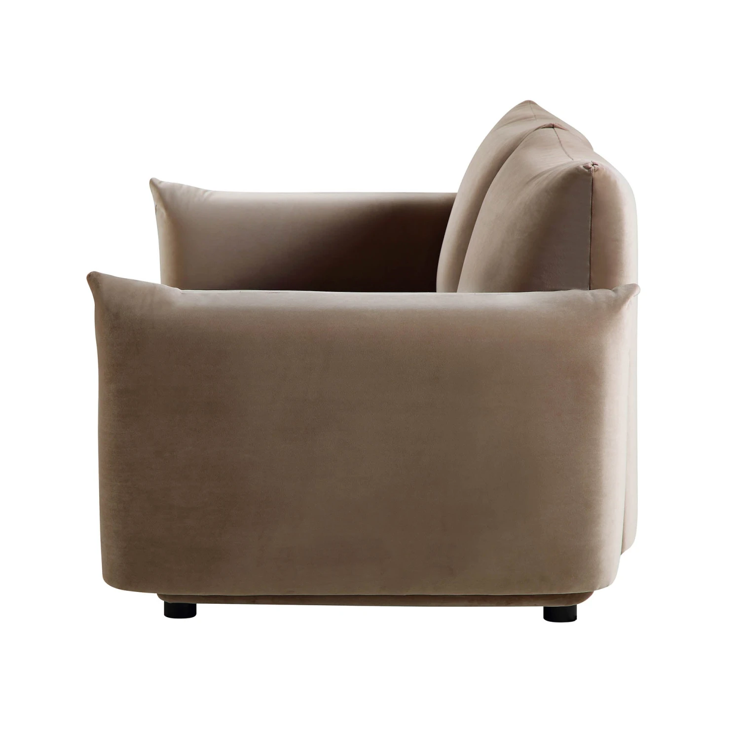 Gianni Two Seater Sofa, Mink Velvet 8 Gianni Two Seater Sofa, Mink Velvet - Image 8
