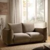Gianni Two Seater Sofa, Mink Velvet -Daals Store BOSF 9678 TAUPE VEL 2ST main