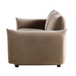 Gianni Three Seater Sofa, Mink Velvet 21 Gianni Three Seater Sofa, Mink Velvet -Daals Store BOSF 9678 TAUPE VEL 3ST WB4