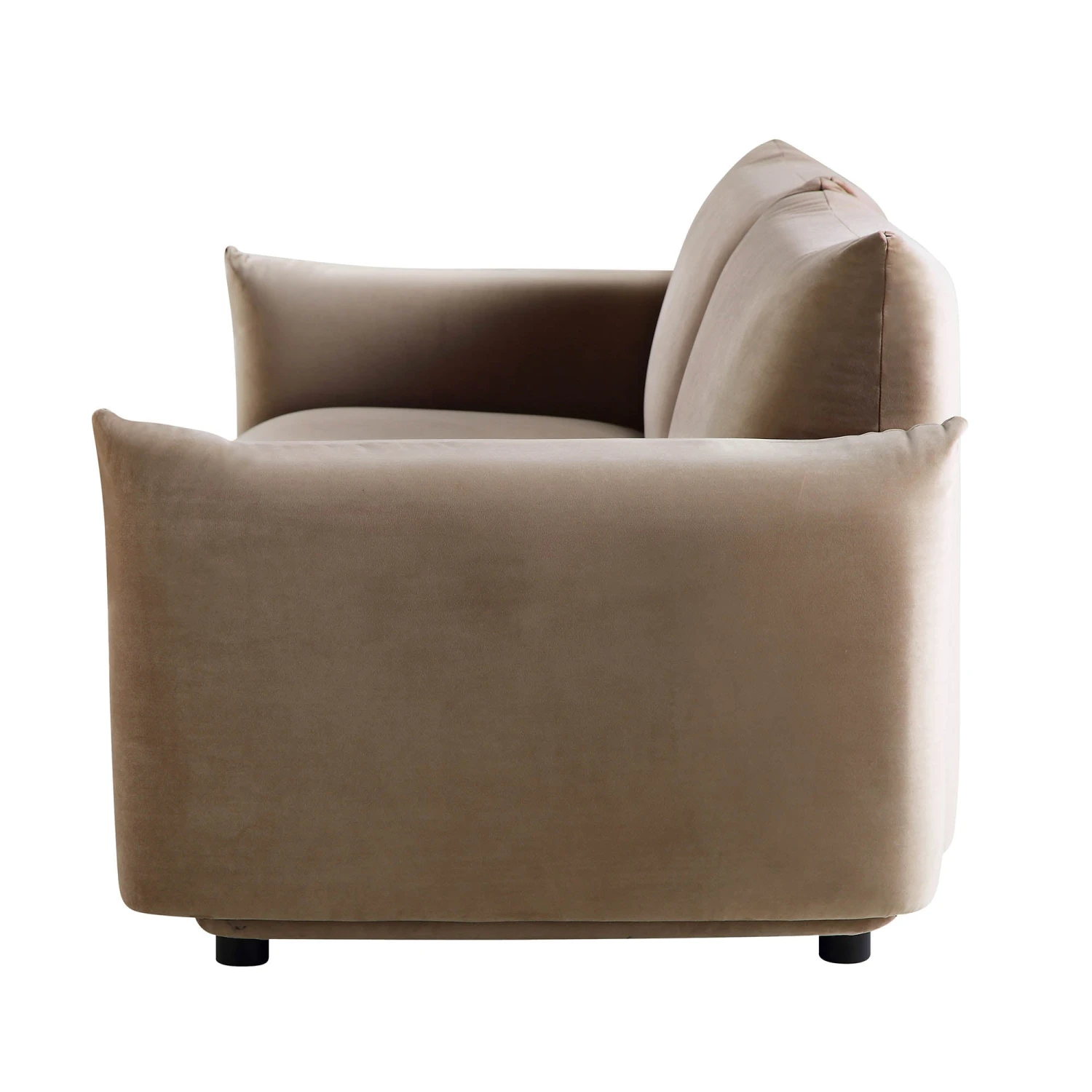 Gianni Three Seater Sofa, Mink Velvet 8 Gianni Three Seater Sofa, Mink Velvet - Image 8