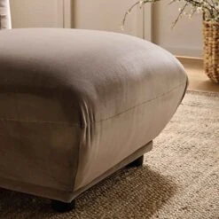 Gianni Pouffe, Mink Velvet 13 Gianni Pouffe, Mink Velvet -Daals Store BOSF 9678 TAUPE VEL STOOL scene3