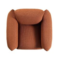 Gianni Armchair, Terracotta Fabric -Daals Store BOSF 9678 TERRA LIN 1ST WB3