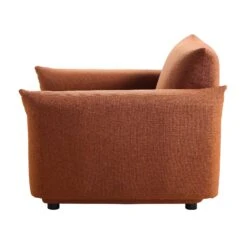 Gianni Armchair, Terracotta Fabric -Daals Store BOSF 9678 TERRA LIN 1ST WB5