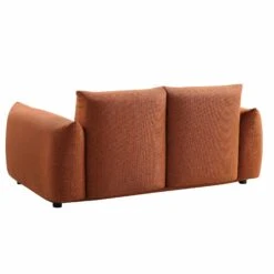 Gianni Two Seater Sofa, Terracotta Fabric -Daals Store BOSF 9678 TERRA LIN 2ST WB5