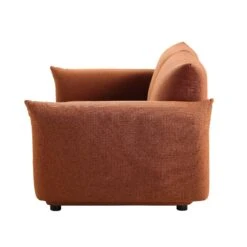 Gianni Two Seater Sofa, Terracotta Fabric -Daals Store BOSF 9678 TERRA LIN 2ST WB6