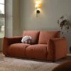 Gianni Two Seater Sofa, Terracotta Fabric 22 Gianni Two Seater Sofa, Terracotta Fabric -Daals Store BOSF 9678 TERRA LIN 2ST main
