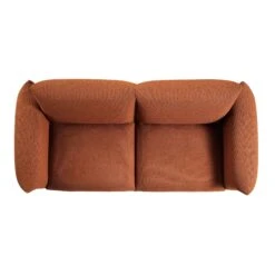 Gianni Three Seater Sofa, Terracotta Fabric 23 Gianni Three Seater Sofa, Terracotta Fabric -Daals Store BOSF 9678 TERRA LIN 3ST WB3