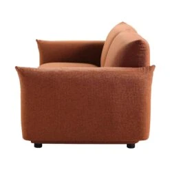 Gianni Three Seater Sofa, Terracotta Fabric 25 Gianni Three Seater Sofa, Terracotta Fabric -Daals Store BOSF 9678 TERRA LIN 3ST WB5