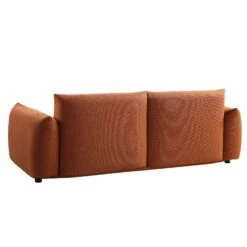 Gianni Three Seater Sofa, Terracotta Fabric 26 Gianni Three Seater Sofa, Terracotta Fabric -Daals Store BOSF 9678 TERRA LIN 3ST WB6