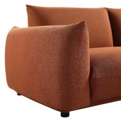 Gianni Three Seater Sofa, Terracotta Fabric 27 Gianni Three Seater Sofa, Terracotta Fabric -Daals Store BOSF 9678 TERRA LIN 3ST detail2