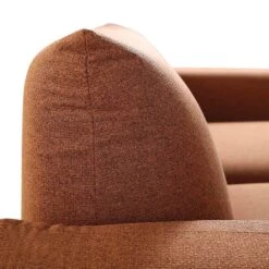 Gianni Three Seater Sofa, Terracotta Fabric 29 Gianni Three Seater Sofa, Terracotta Fabric -Daals Store BOSF 9678 TERRA LIN 3ST detail3