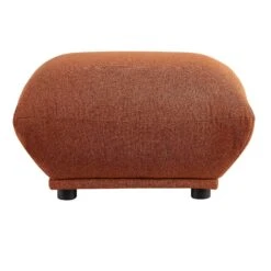 Gianni Pouffe, Terracotta Fabric -Daals Store BOSF 9678 TERRA LIN STOOL WB1