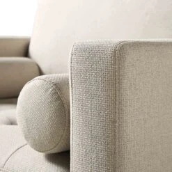 Henrietta Armchair, Beige Woven Fabric 23 Henrietta Armchair, Beige Woven Fabric -Daals Store BOSF 9680 BEIGE WOV 1ST detail1