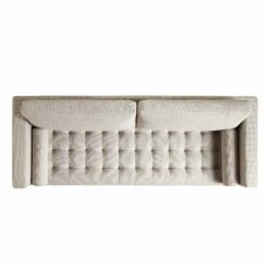 Henrietta Large 3-Seater Sofa, Beige Woven Fabric 23 Henrietta Large 3-Seater Sofa, Beige Woven Fabric -Daals Store BOSF 9680 BEIGE WOV 3ST WB3