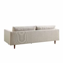 Henrietta Large 3-Seater Sofa, Beige Woven Fabric 24 Henrietta Large 3-Seater Sofa, Beige Woven Fabric -Daals Store BOSF 9680 BEIGE WOV 3ST WB4