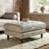 Henrietta Ottoman, Beige Woven Fabric 29 Henrietta Ottoman, Beige Woven Fabric -Daals Store BOSF 9680 BEIGE WOV STOOL main