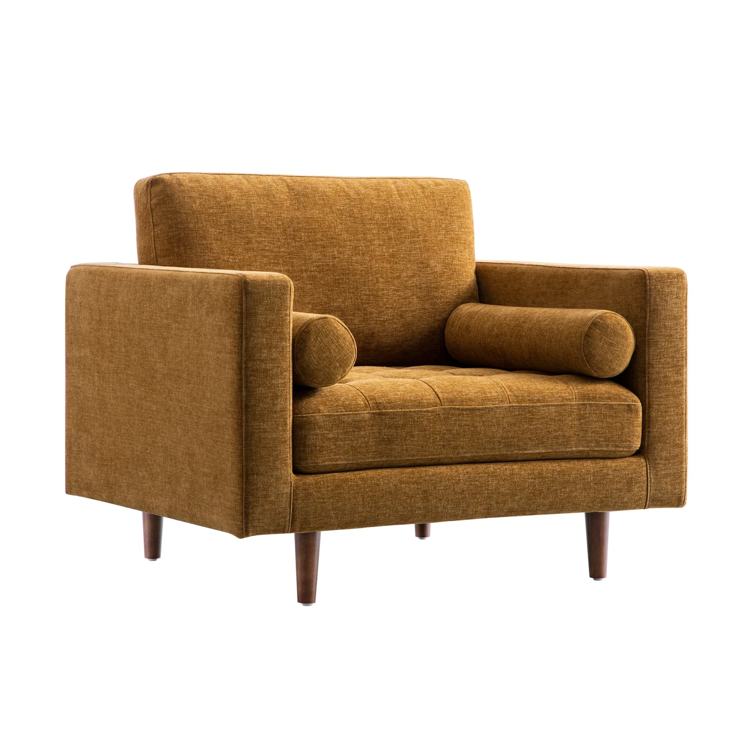 Henrietta Armchair, Spiced Honey Chenille 2 Henrietta Armchair, Spiced Honey Chenille - Image 2