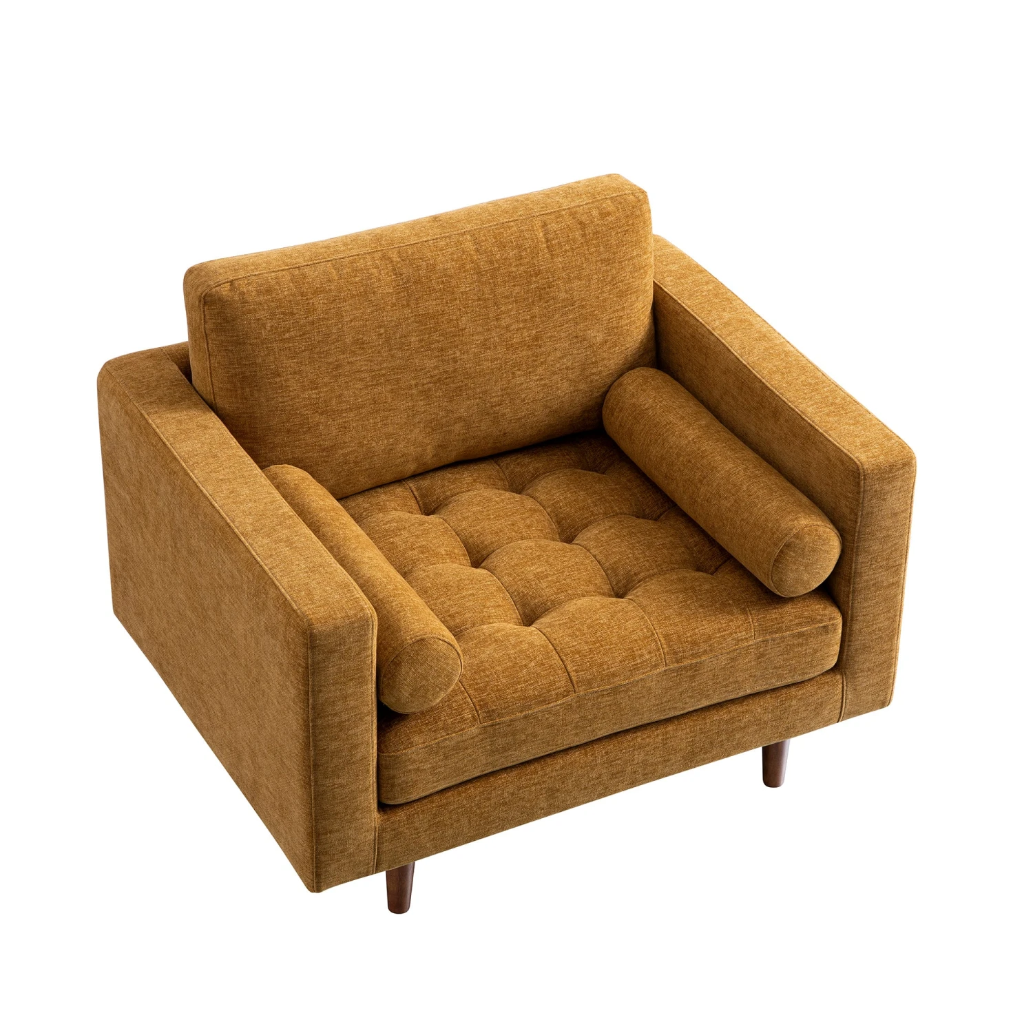 Henrietta Armchair, Spiced Honey Chenille 5 Henrietta Armchair, Spiced Honey Chenille - Image 5