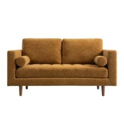Henrietta 2-Seater Sofa, Spiced Honey Chenille 22 Henrietta 2-Seater Sofa, Spiced Honey Chenille -Daals Store BOSF 9680 FENN CHEN 2ST WB1