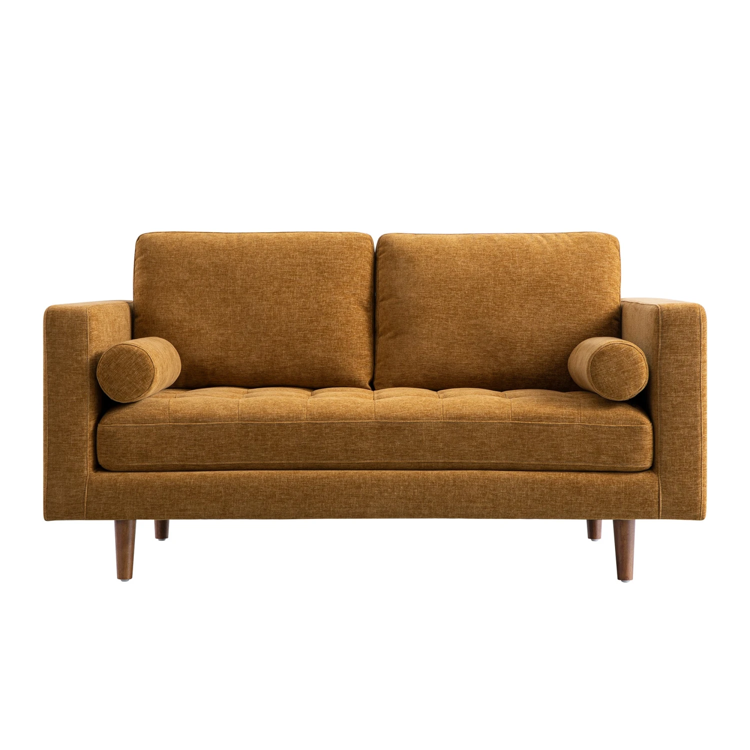 Henrietta 2-Seater Sofa, Spiced Honey Chenille 7 Henrietta 2-Seater Sofa, Spiced Honey Chenille - Image 7