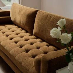 Henrietta Large 3-Seater Sofa, Spiced Honey Chenille -Daals Store BOSF 9680 FENN CHEN 3ST scene3