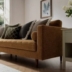 Henrietta Large 3-Seater Sofa, Spiced Honey Chenille -Daals Store BOSF 9680 FENN CHEN 3ST scene5