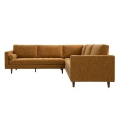 Henrietta 5+Seater Corner Sofa, Spiced Honey Chenille 26 Henrietta 5+Seater Corner Sofa, Spiced Honey Chenille -Daals Store BOSF 9680 FENN CHEN CORNER SET WB3