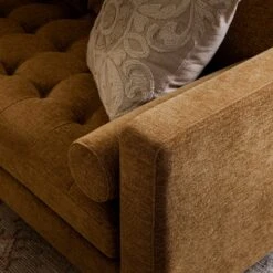 Henrietta 5+Seater Corner Sofa, Spiced Honey Chenille 21 Henrietta 5+Seater Corner Sofa, Spiced Honey Chenille -Daals Store BOSF 9680 FENN CHEN CORNER SET scene5