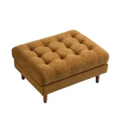 Henrietta Ottoman, Spiced Honey Chenille -Daals Store BOSF 9680 FENN CHEN STOOL WB1