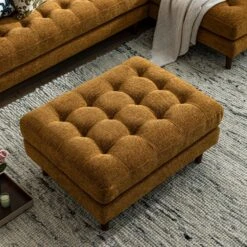 Henrietta Ottoman, Spiced Honey Chenille -Daals Store BOSF 9680 FENN CHEN STOOL scene2