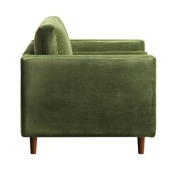 Henrietta Armchair, Moss Green Velvet -Daals Store BOSF 9680 FERN VEL 1ST WB5
