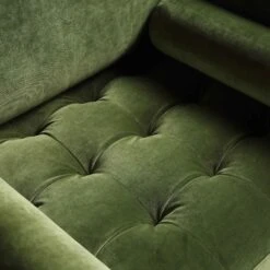 Henrietta Armchair, Moss Green Velvet -Daals Store BOSF 9680 FERN VEL 1ST detail2