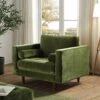 Henrietta Armchair, Moss Green Velvet 30 Henrietta Armchair, Moss Green Velvet -Daals Store BOSF 9680 FERN VEL 1ST main