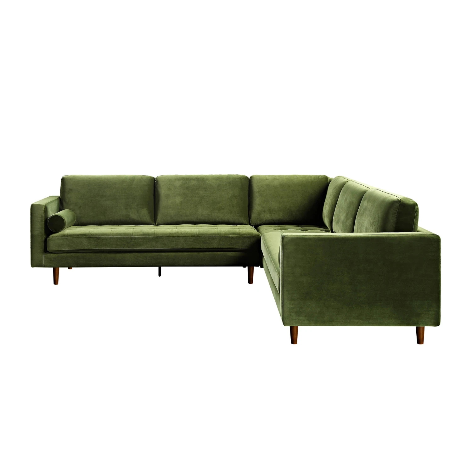 Henrietta 5+Seater Corner Sofa, Moss Green Velvet 9 Henrietta 5+Seater Corner Sofa, Moss Green Velvet - Image 9