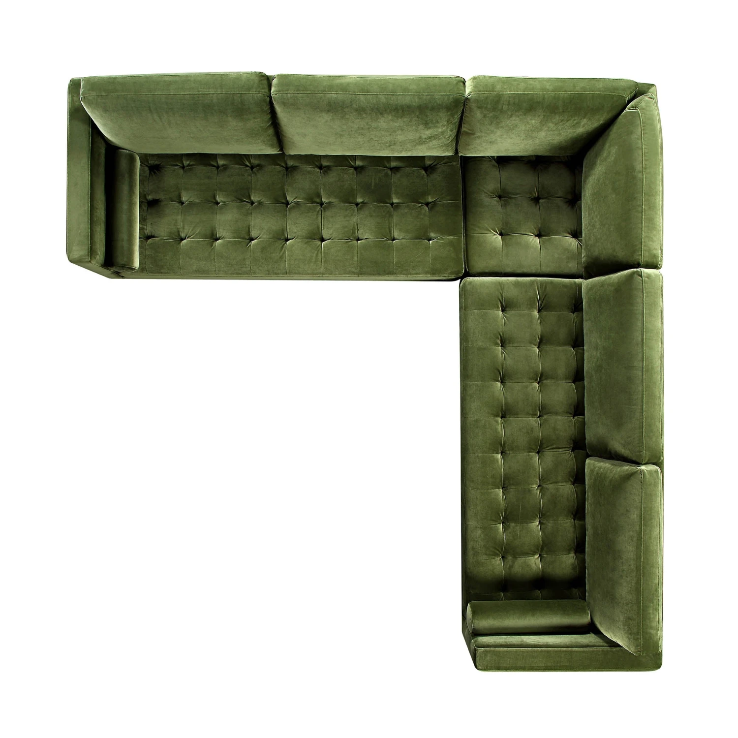 Henrietta 5+Seater Corner Sofa, Moss Green Velvet 10 Henrietta 5+Seater Corner Sofa, Moss Green Velvet - Image 10