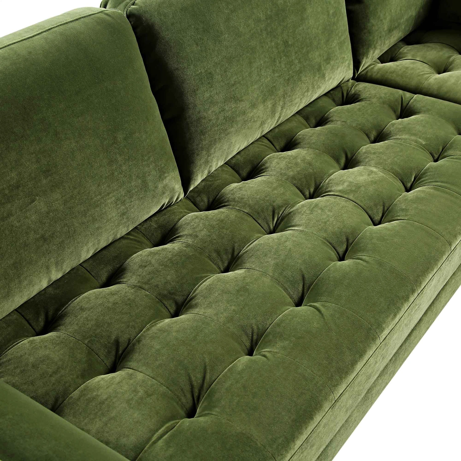 Henrietta 5+Seater Corner Sofa, Moss Green Velvet 14 Henrietta 5+Seater Corner Sofa, Moss Green Velvet - Image 14