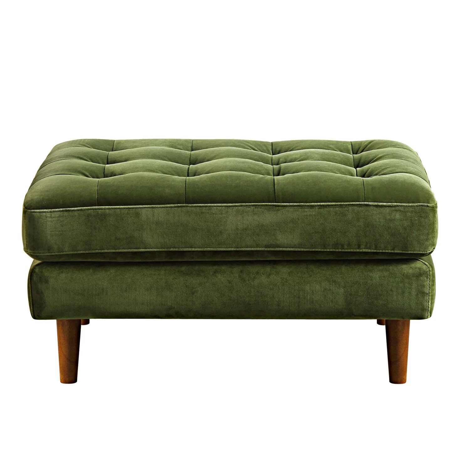 Henrietta Ottoman, Moss Green Velvet 5 Henrietta Ottoman, Moss Green Velvet - Image 5